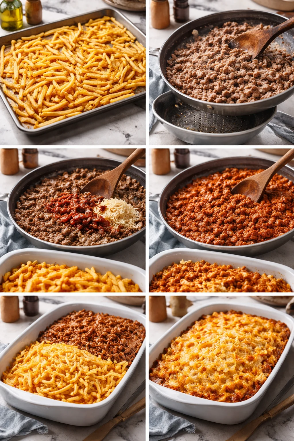 sloppy Joe Fries Casserole