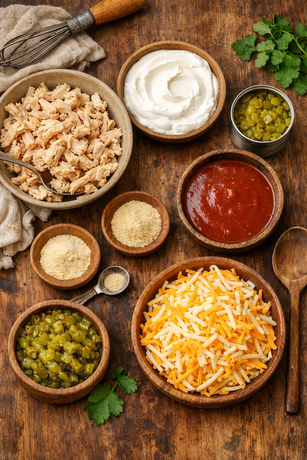 Sour Cream Chicken Enchilada Casserole