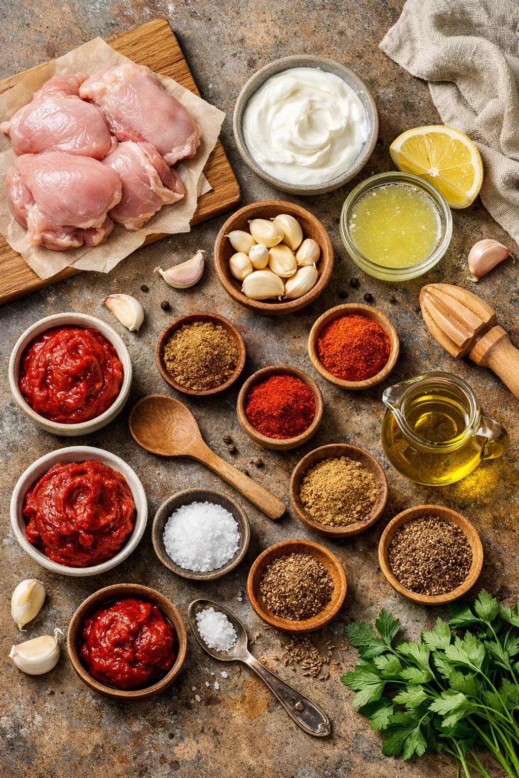 Spicy Red Shawarma Sauce