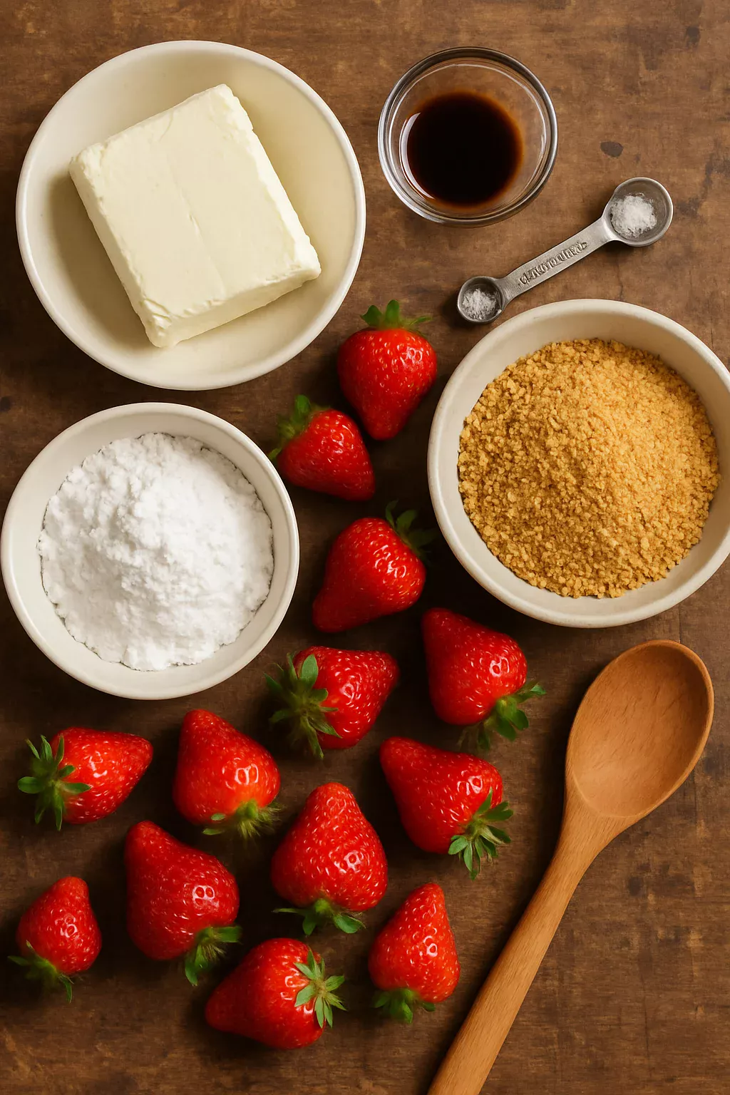 STRAWBERRY CHEESECAKE BITES