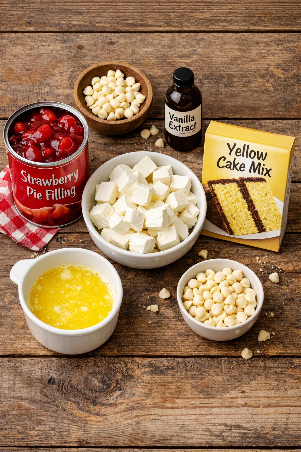 Strawberry Cheesecake Dump Dessert