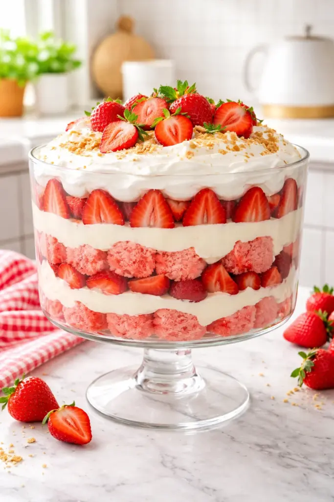 Strawberry Cheesecake Trifle