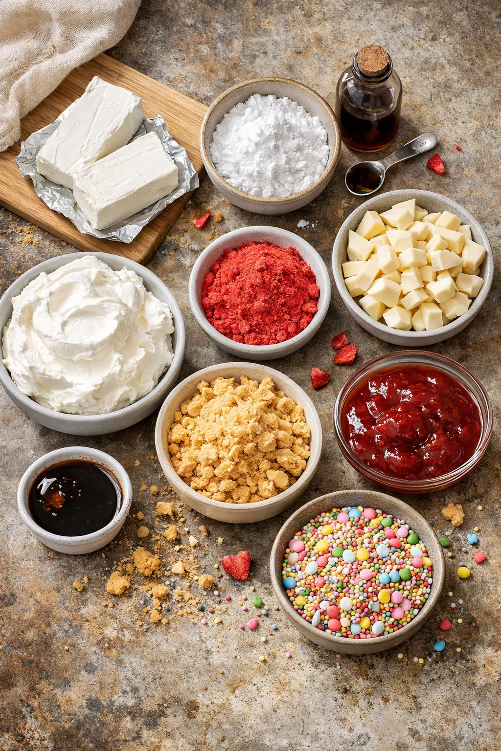 Strawberry Shortcake Easter Cheesecake Eggs