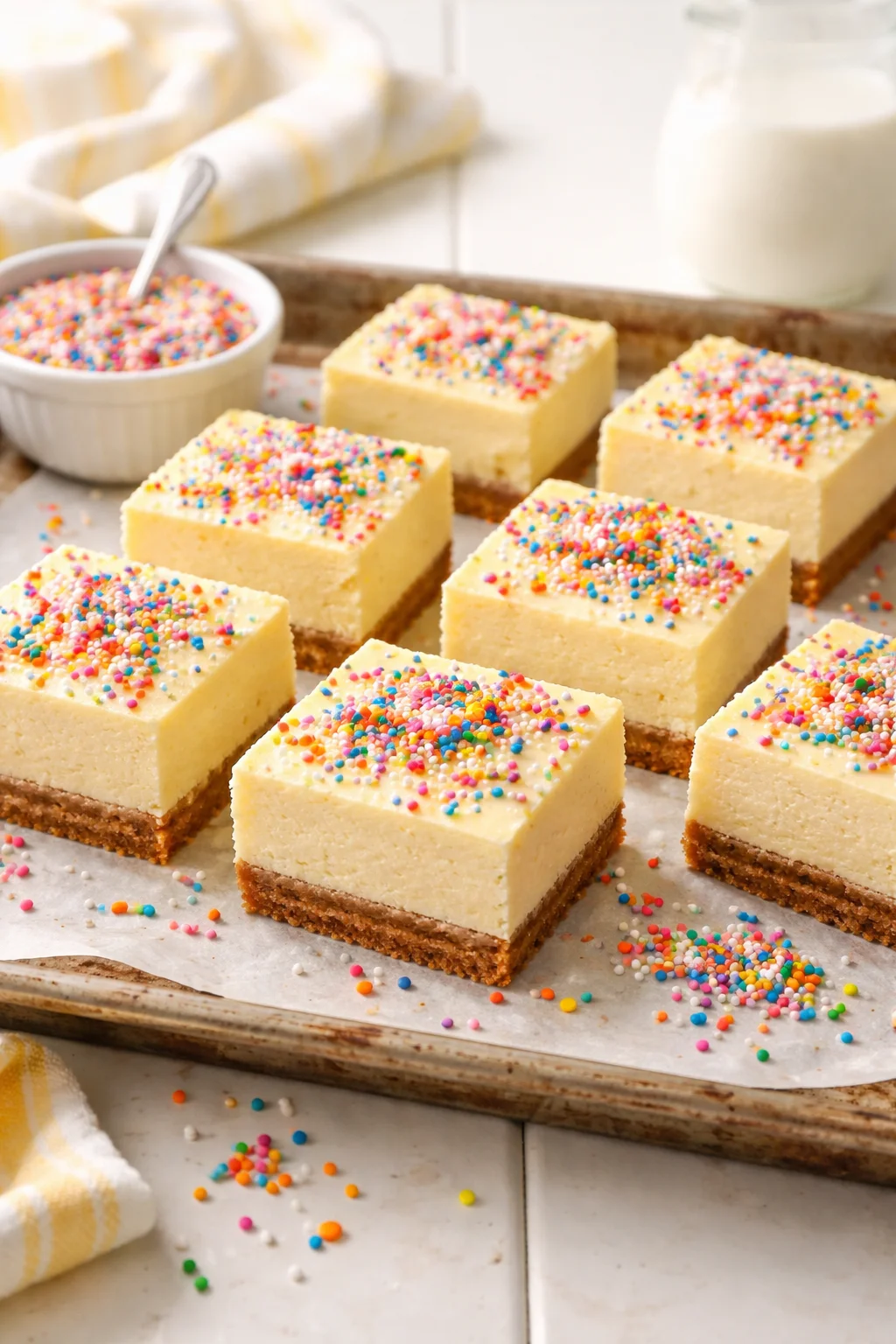 Sugar Cookie Cheesecake Bars