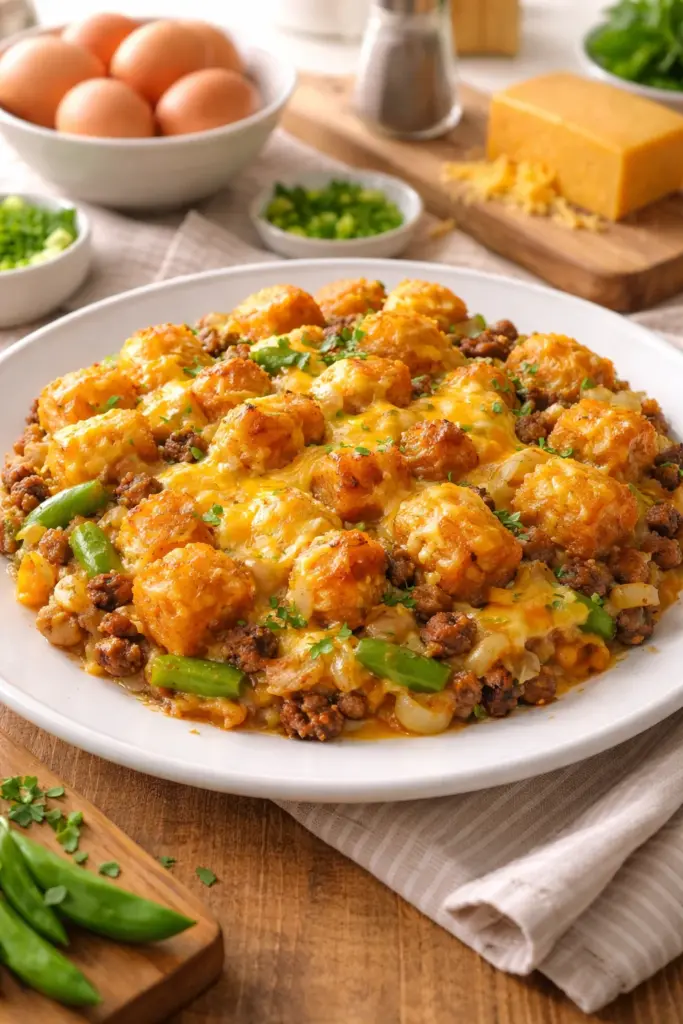 Tater Tot Breakfast Casserole