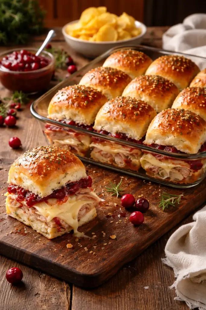 TURKEY CRANBERRY SLIDERS