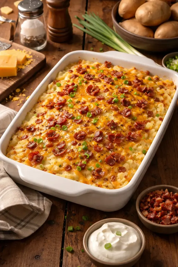 Twice Baked Potato Casserole
