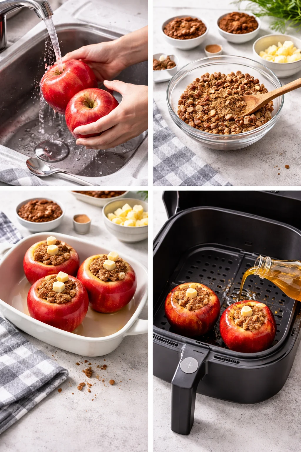 AIR FRYER BAKED APPLES