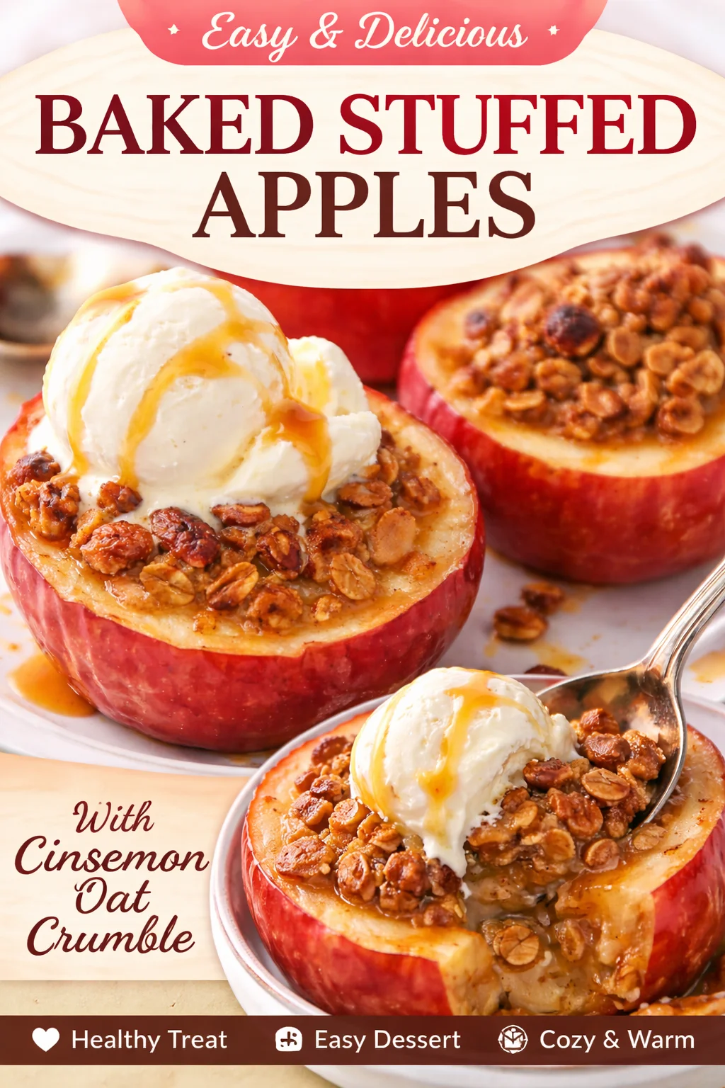 AIR FRYER BAKED APPLES