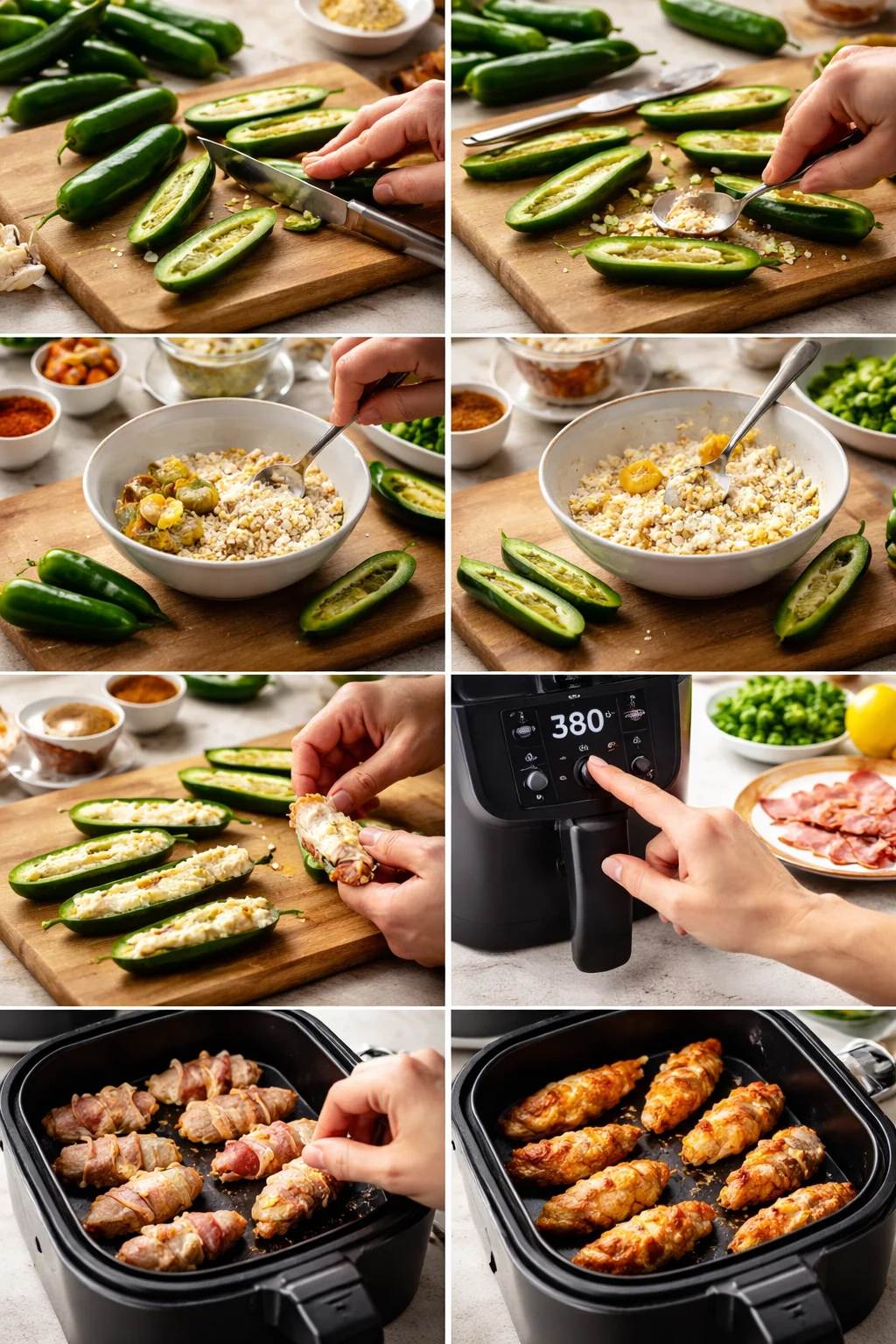 Air Fryer Jalapeno Poppers