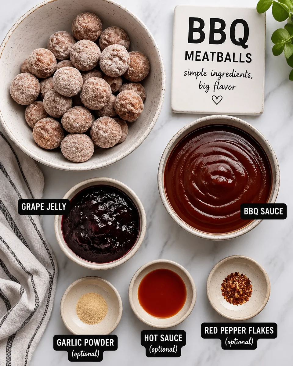 BBQ Crockpot Meatballs