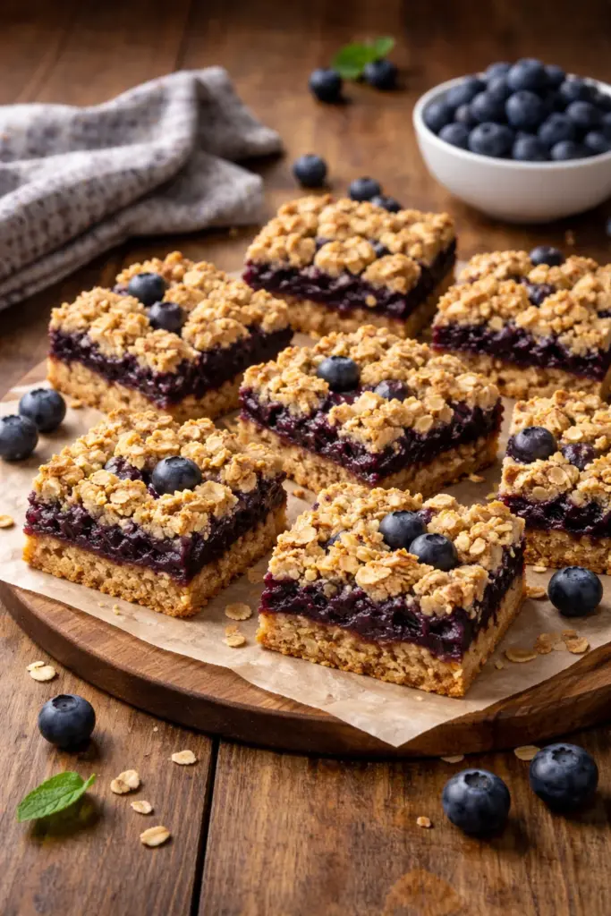 BLUEBERRY OATMEAL BARS