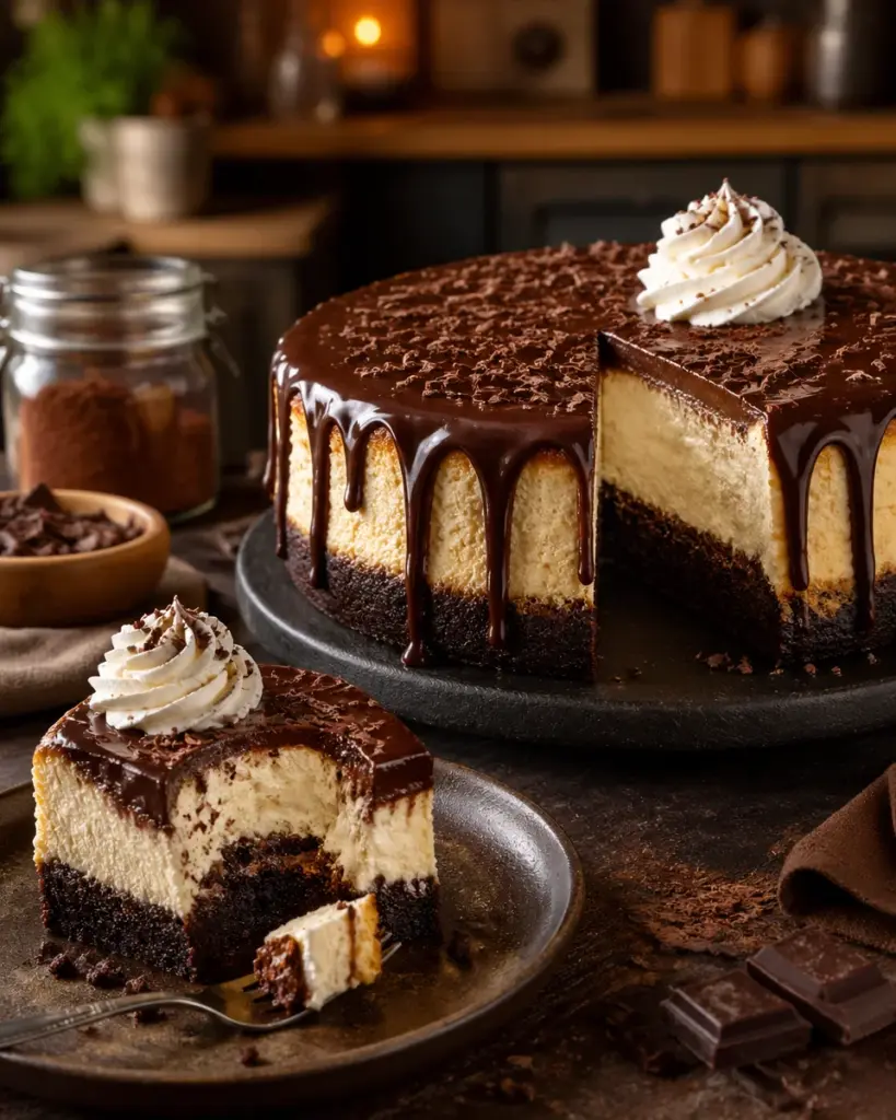 BROWNIE BOTTOM CHEESECAKE