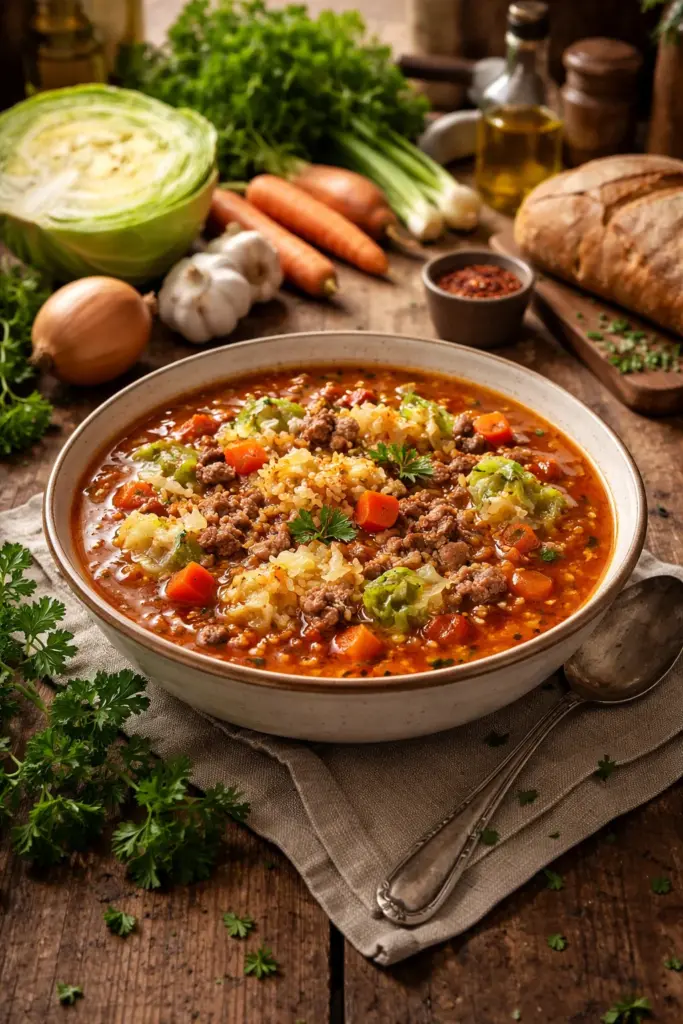 Cabbage Roll Soup