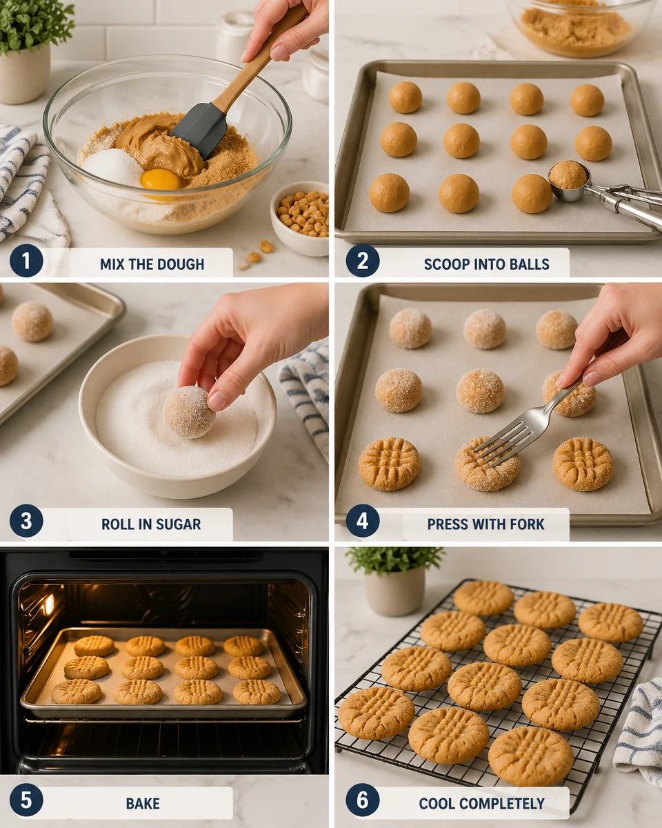 CAKE MIX PEANUT BUTTER COOKIES