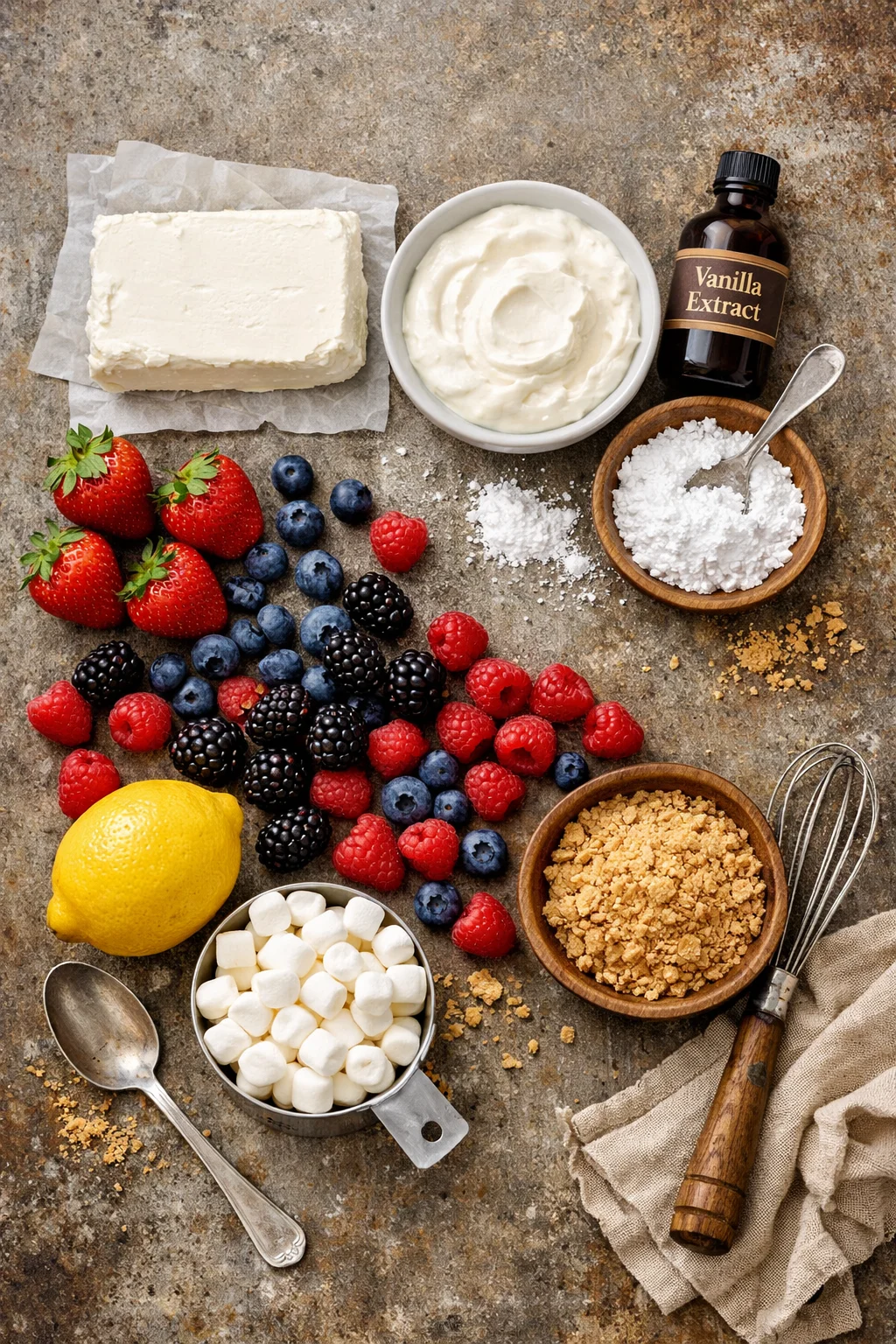 CHEESECAKE SUMMER BERRY SALAD