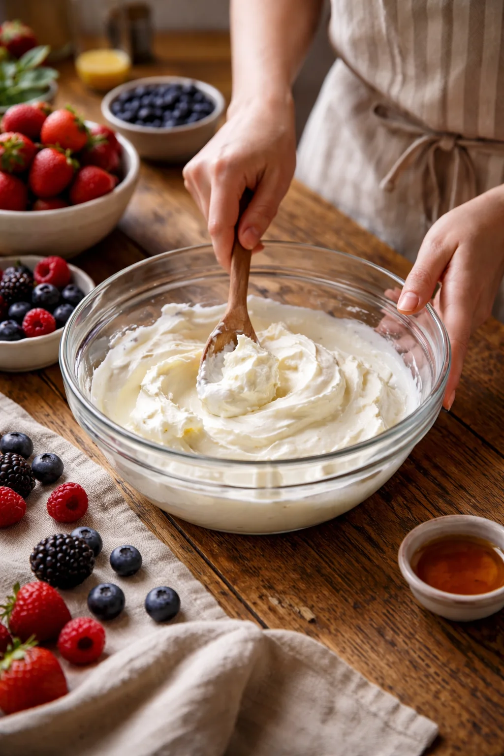 CHEESECAKE SUMMER BERRY SALAD