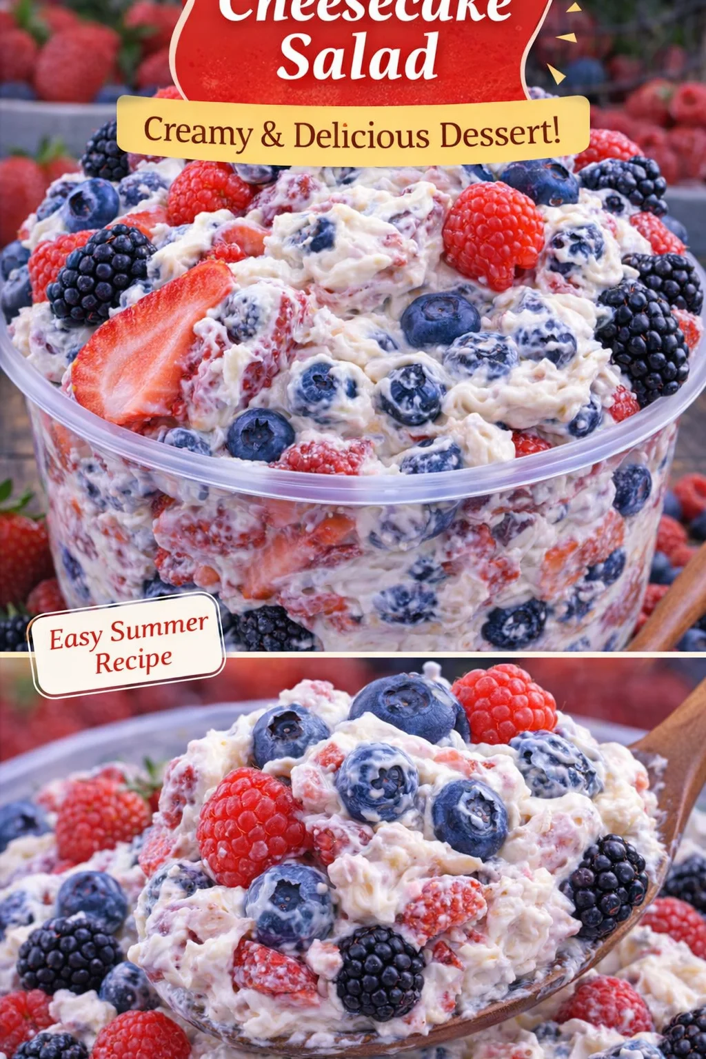 CHEESECAKE SUMMER BERRY SALAD