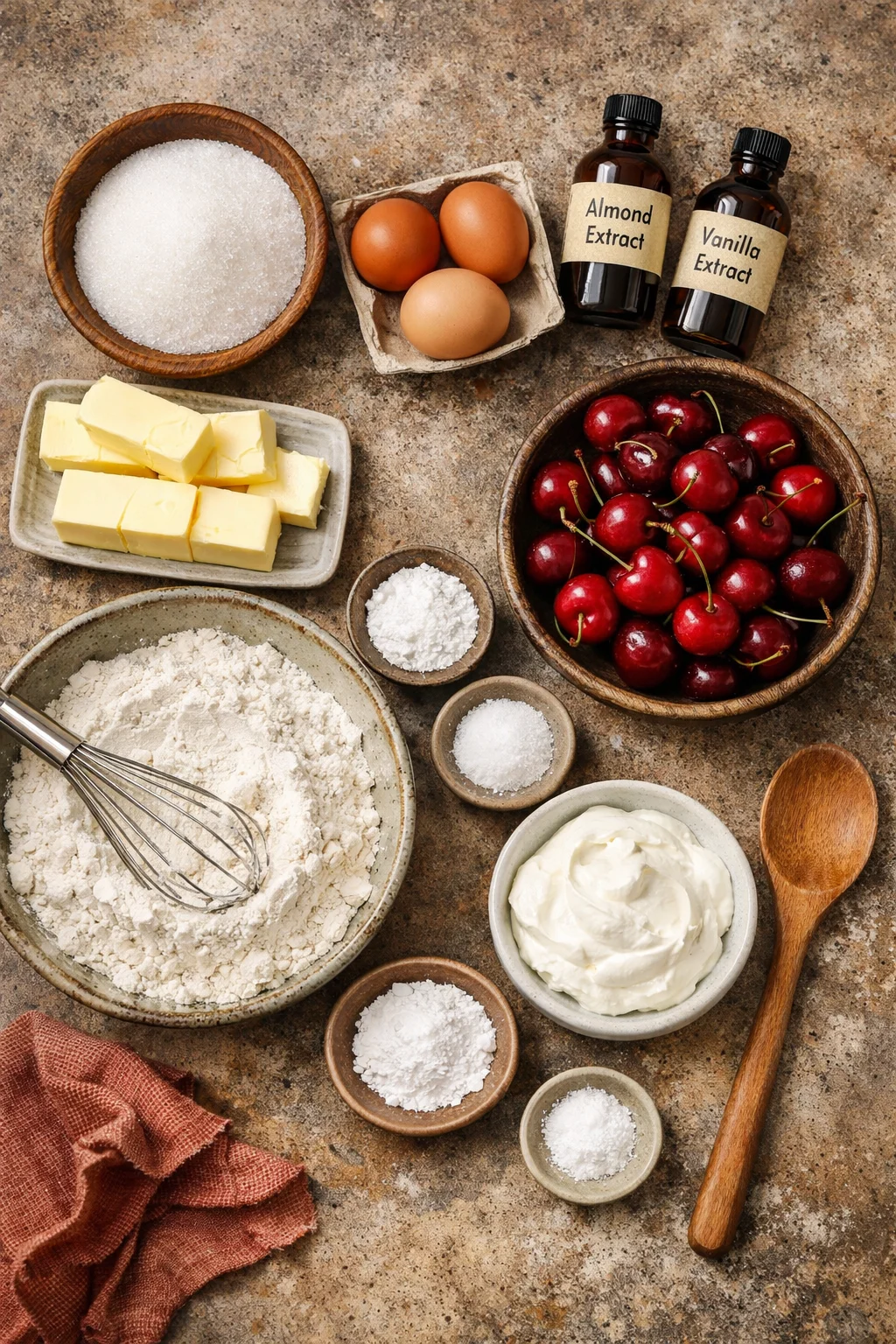 CHERRY ALMOND BUNDT CAKE