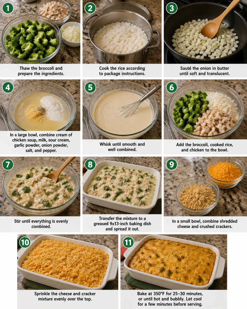 Chicken and broccoli casserole