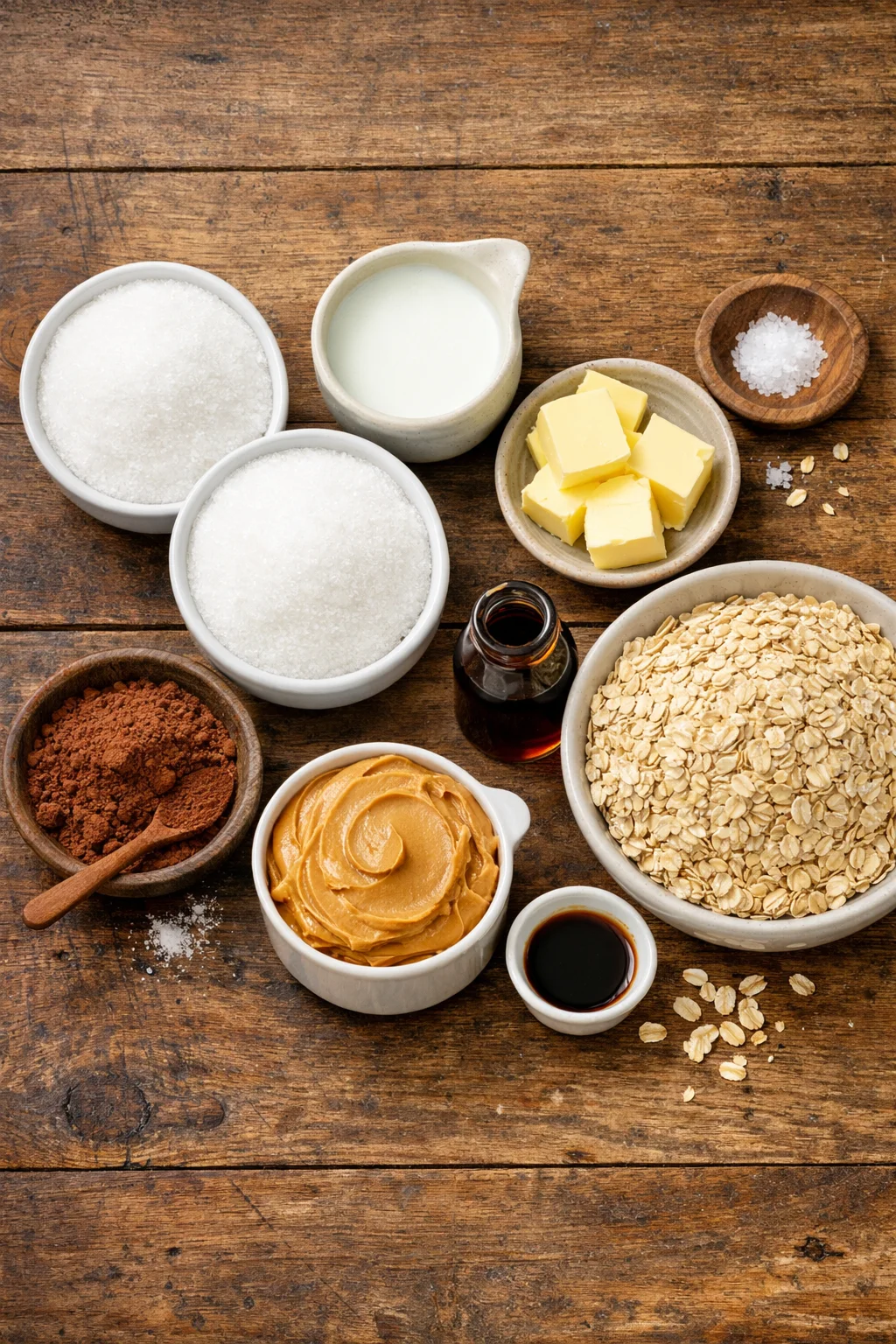 Chocolate Peanut Butter No-Bake Cookies