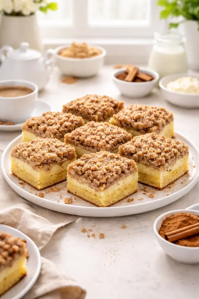 Cinnamon Cream Cheese Coffee Cake