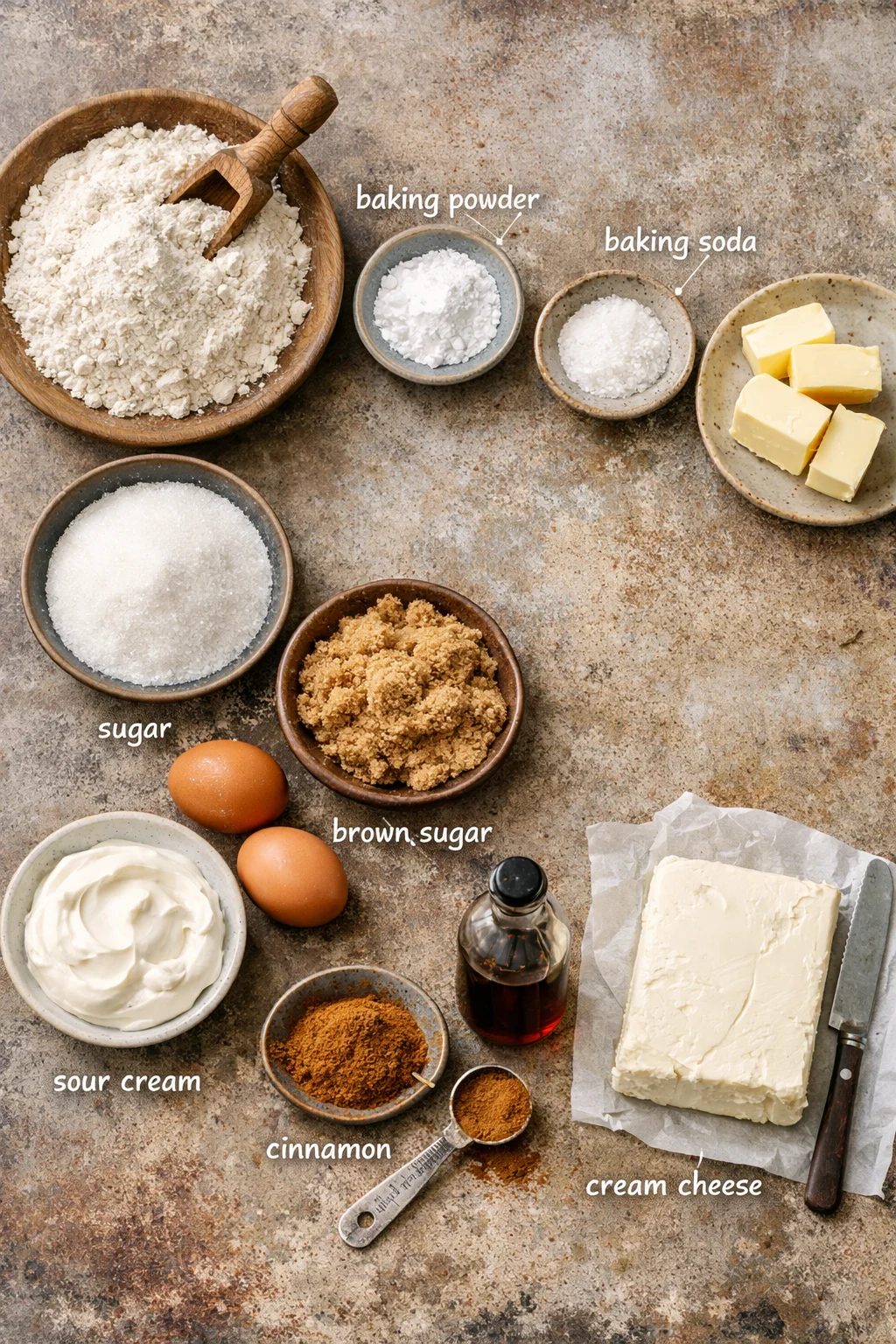 Cinnamon Cream Cheese Coffee Cake