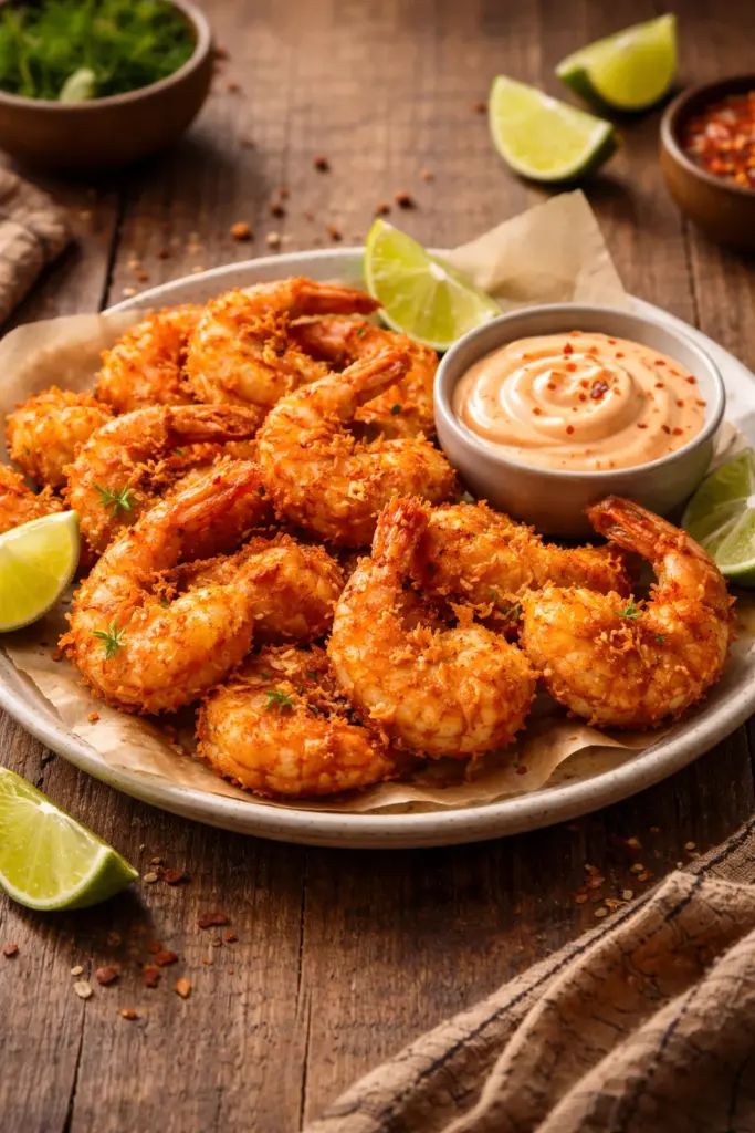 Coconut Shrimp with Sweet Chili Mayo