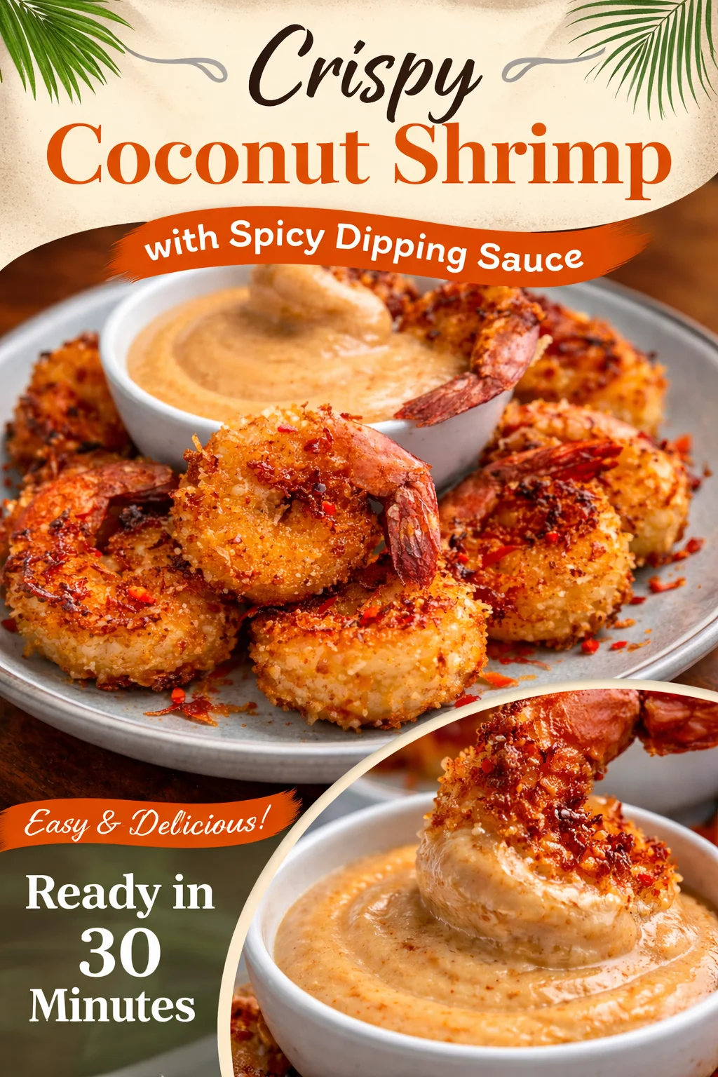 Coconut Shrimp with Sweet Chili Mayo