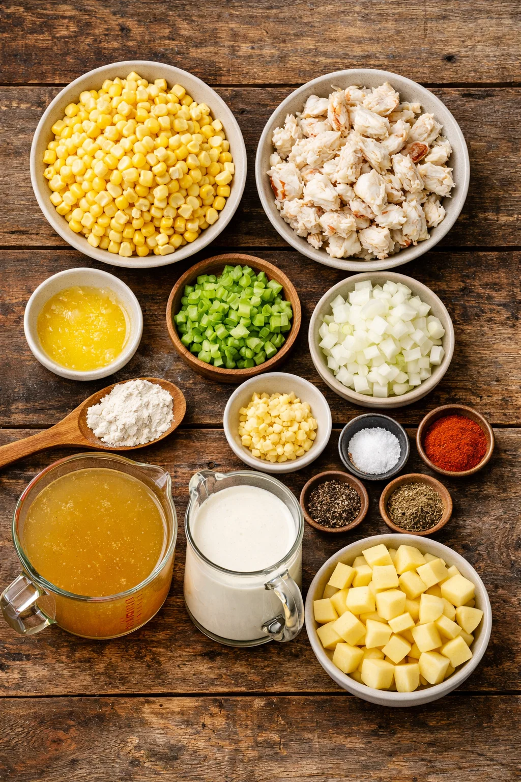 Corn and Crab Bisque