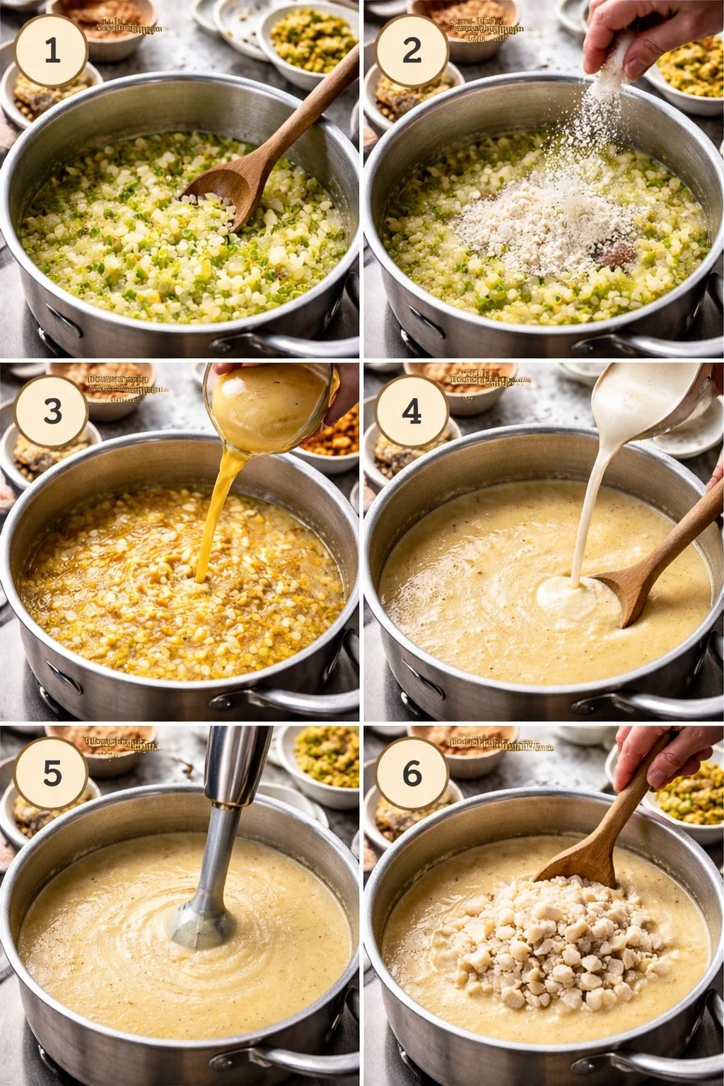 Corn and Crab Bisque