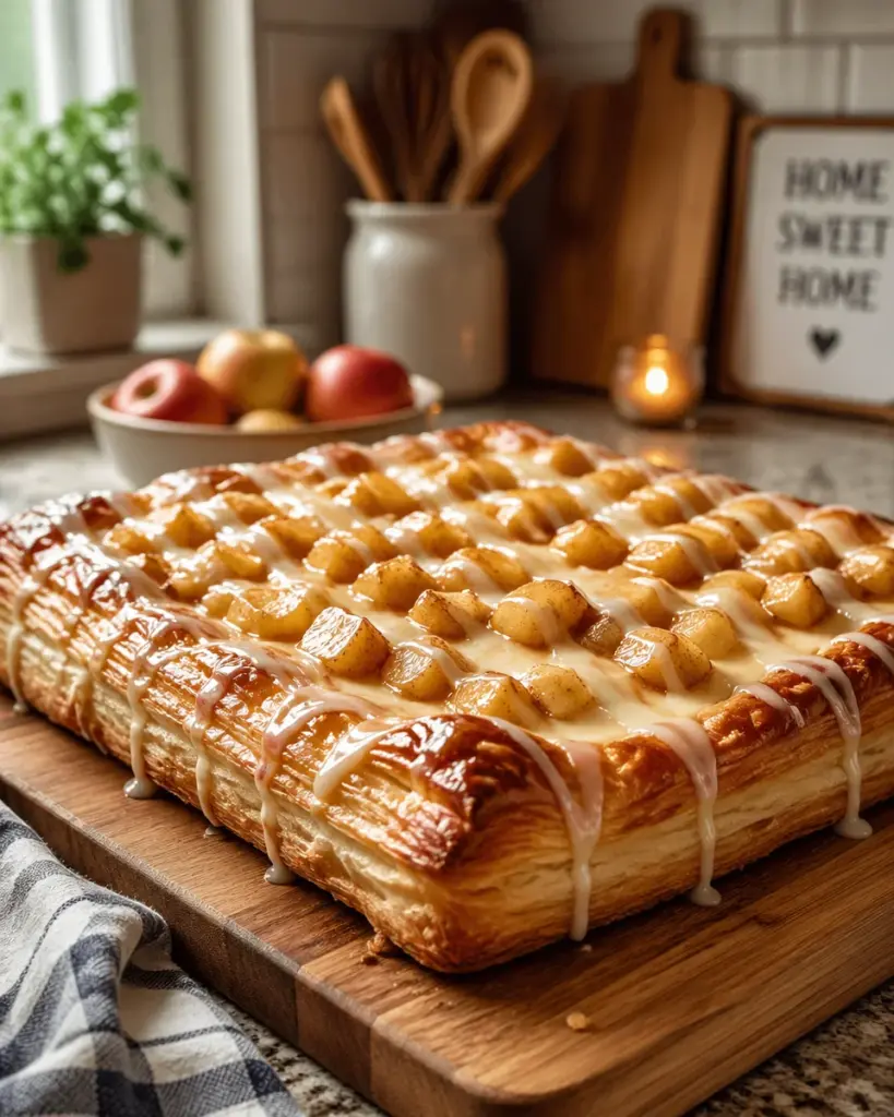 Cream Cheese Puff Pastry with Apples