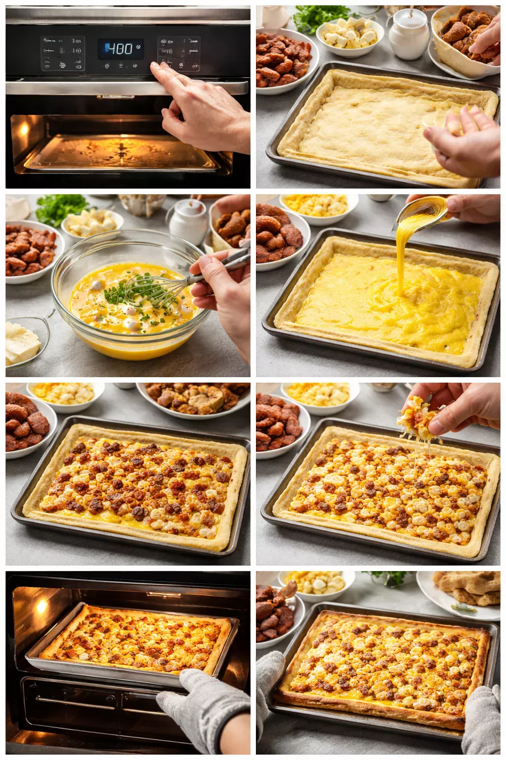 Crescent Roll Breakfast Pizza