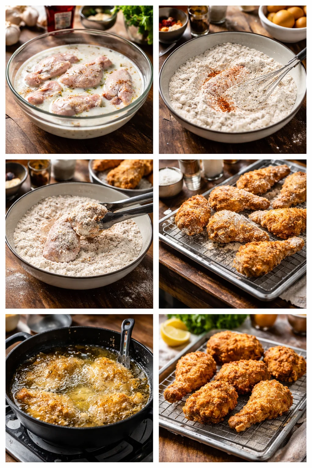 CRISPIEST FRIED CHICKEN
