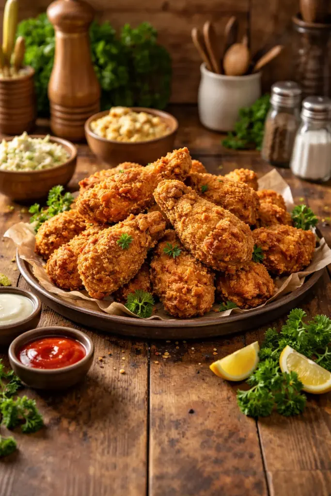 Crispy Fried Chicken (Restaurant Style)
