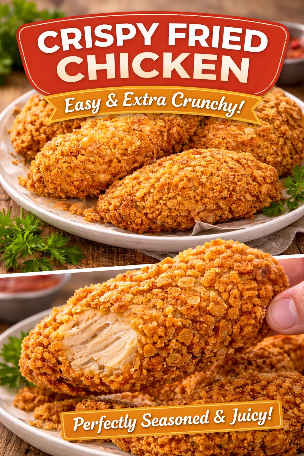 Crispy Fried Chicken (Restaurant Style)