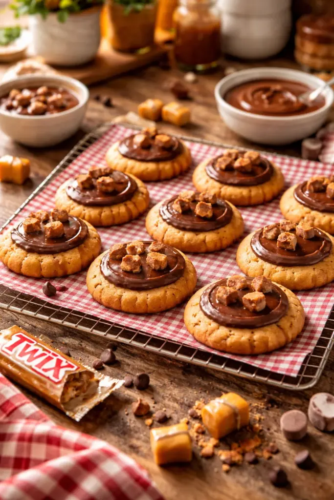 Crumbl Twix Cookies