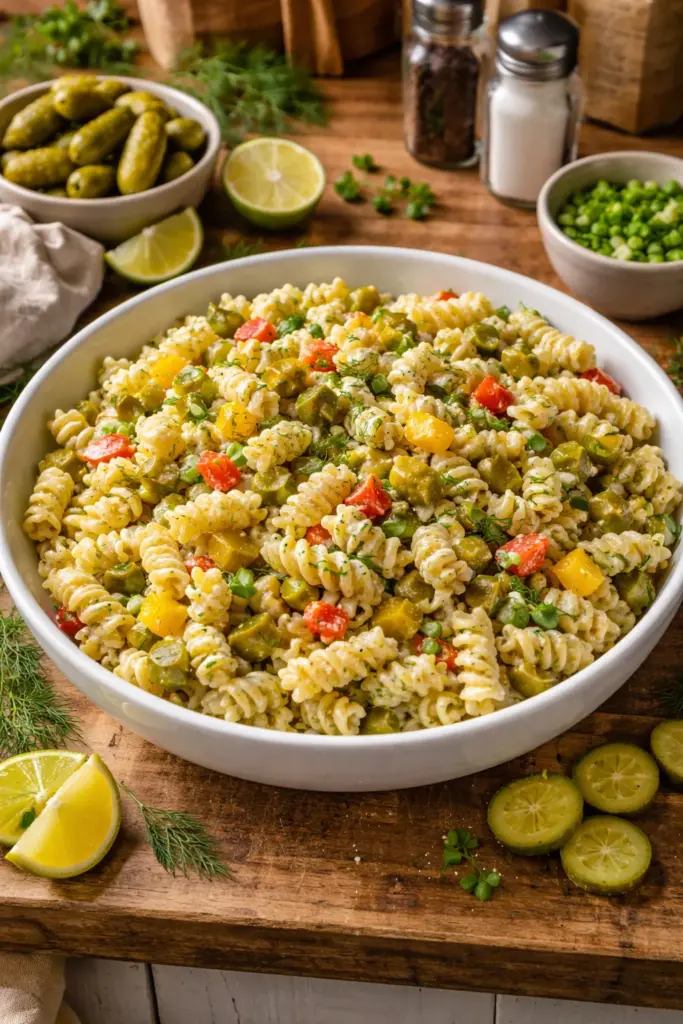 DILL PICKLE PASTA SALAD