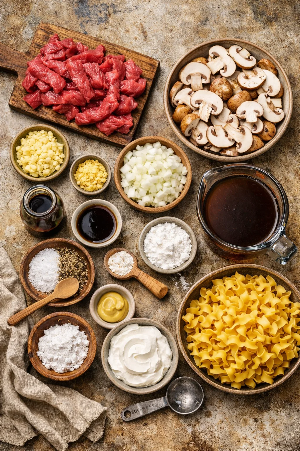 Easy Slow Cooker Beef Stroganoff