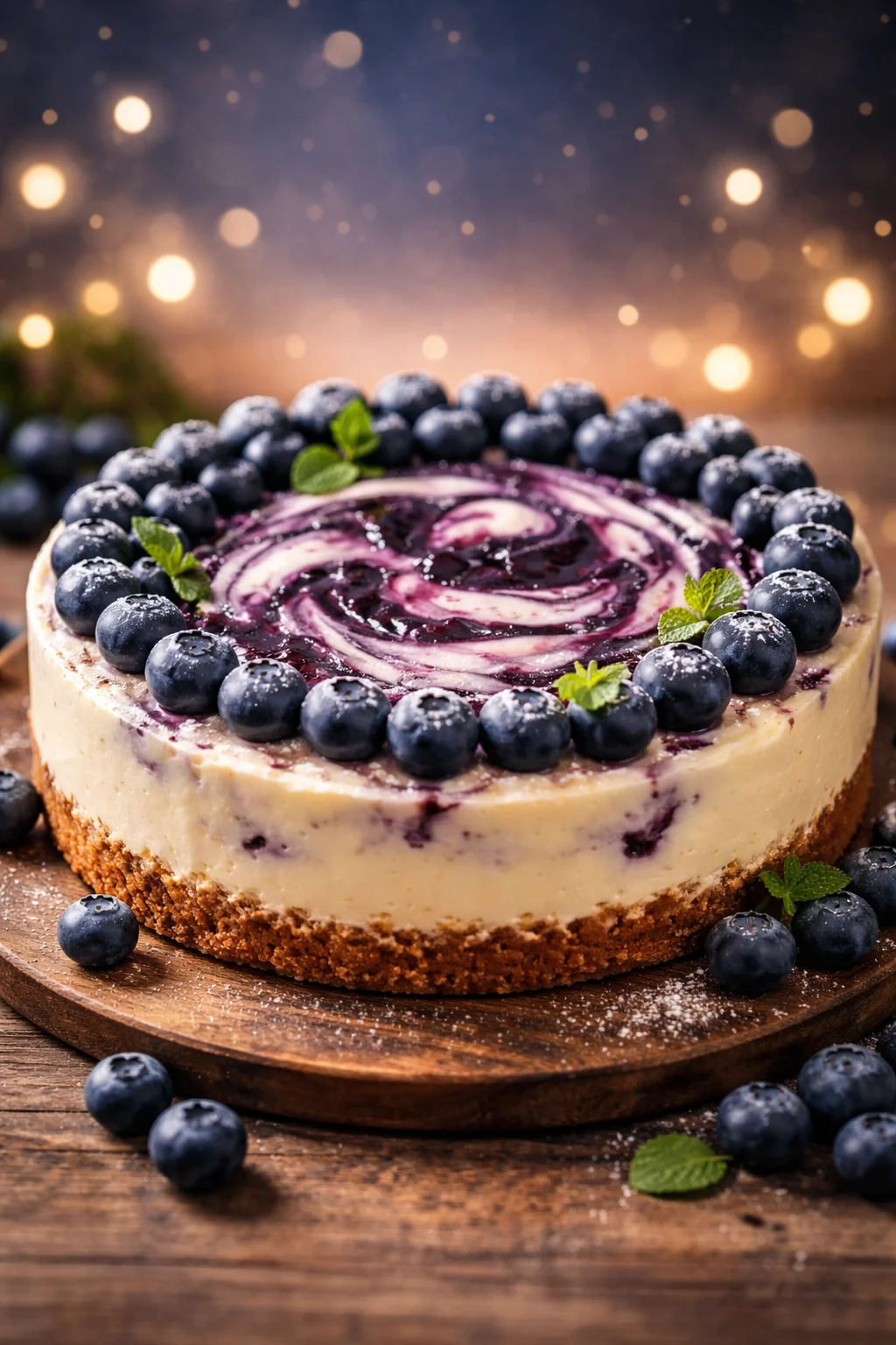 EST BLUEBERRY CHEESECAKE!