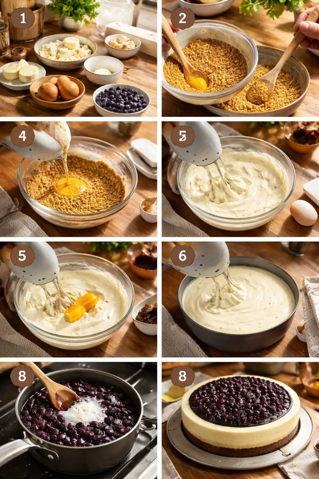 EST BLUEBERRY CHEESECAKE!