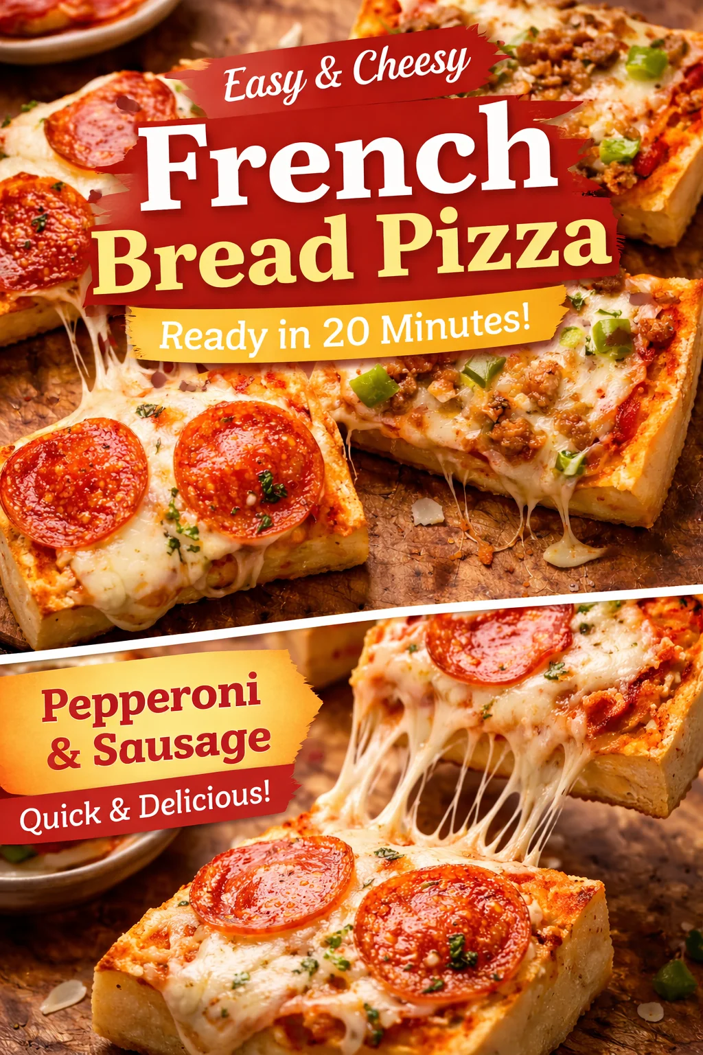 FRENCH BREAD PIZZA