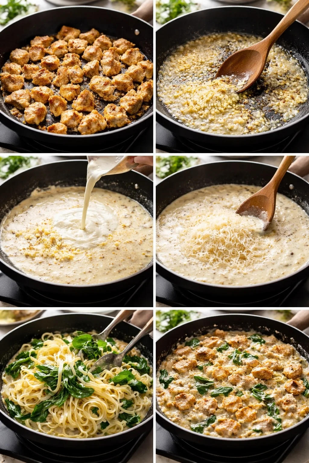 GARLIC CHICKEN PASTA