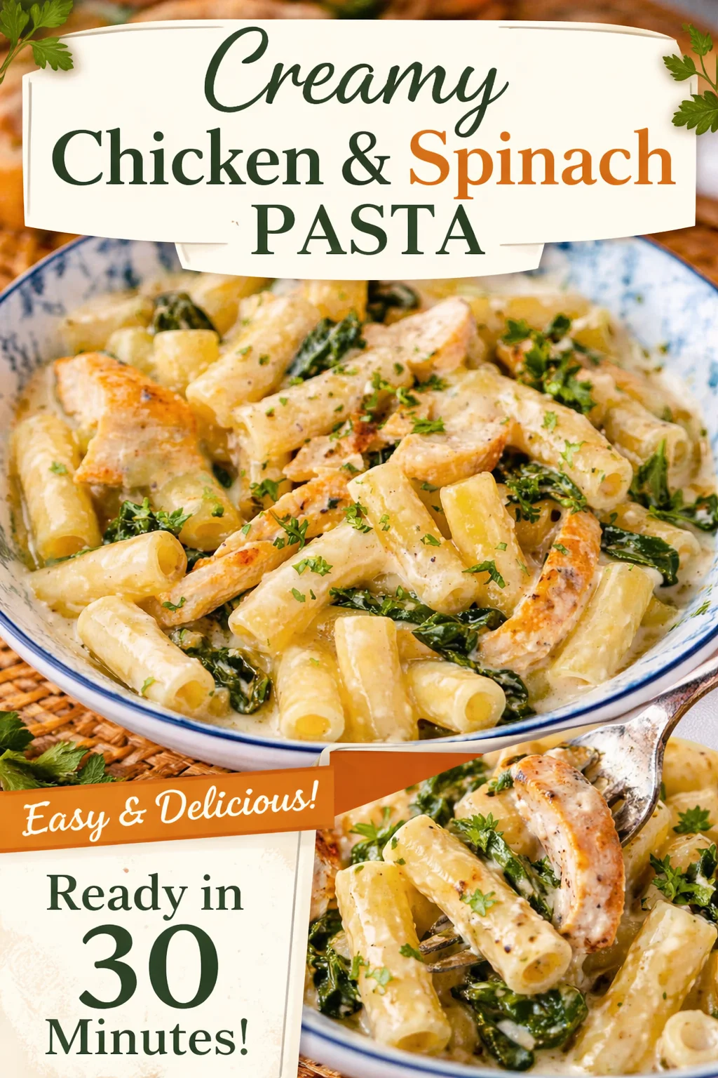 GARLIC CHICKEN PASTA