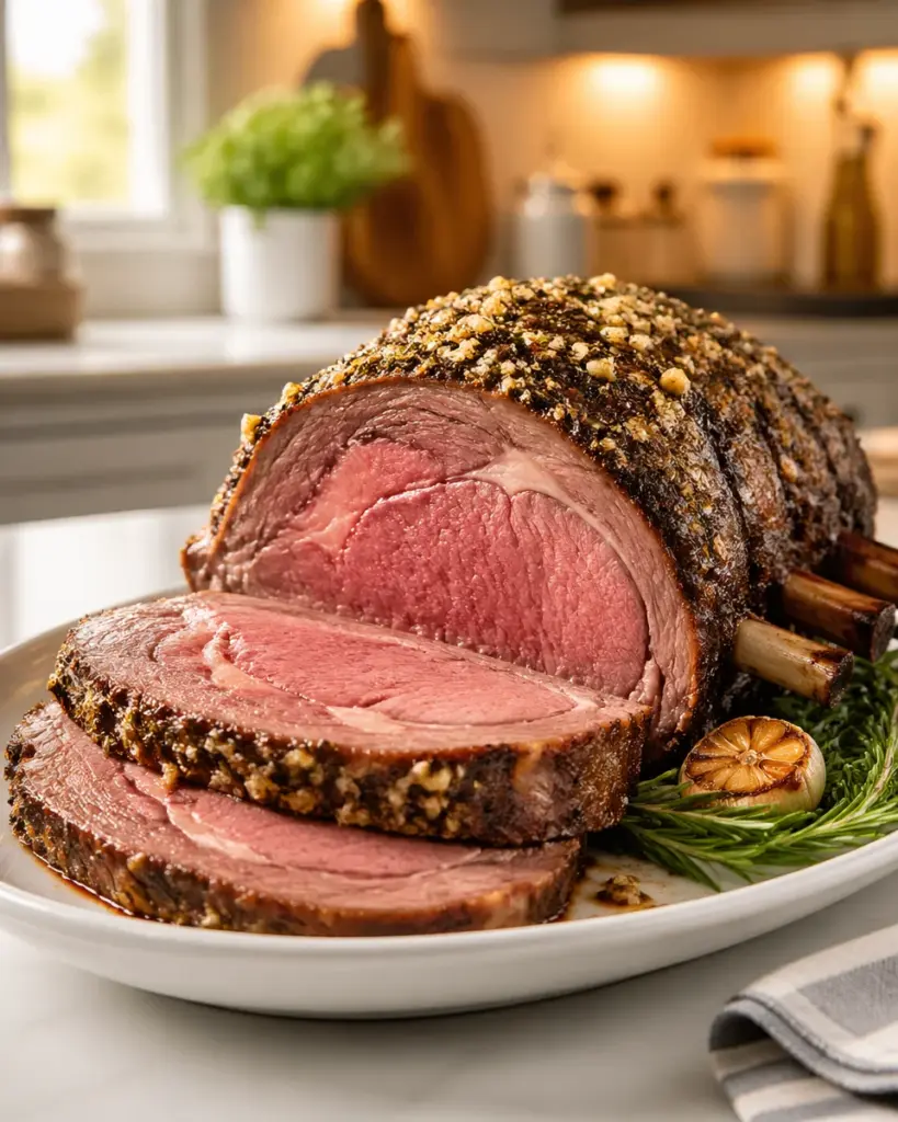 Garlic Crusted Prime Rib