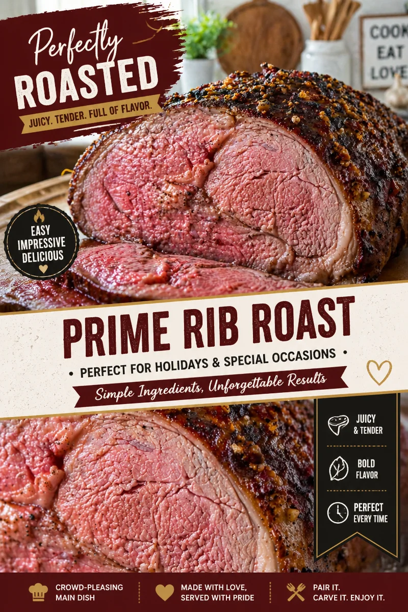 Garlic Crusted Prime Rib