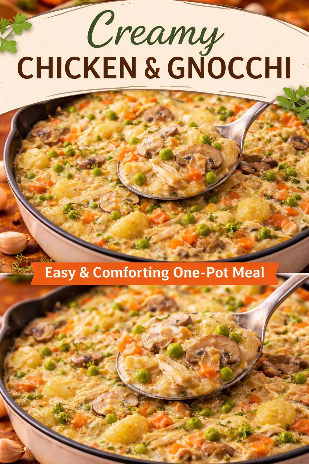 GNOCCHI CHICKEN POT PIE