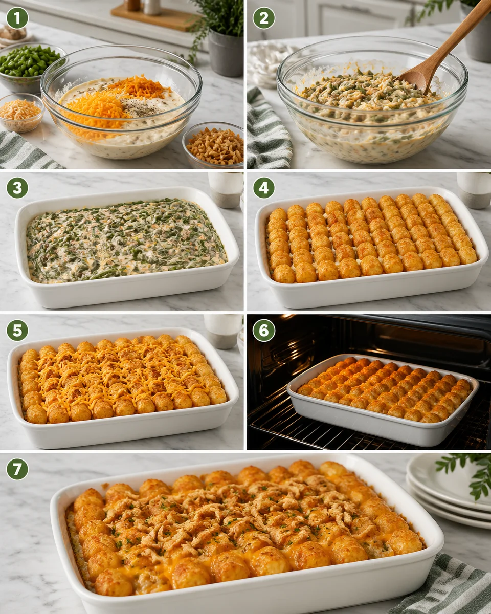 Green Beans Tater Tot Casserole