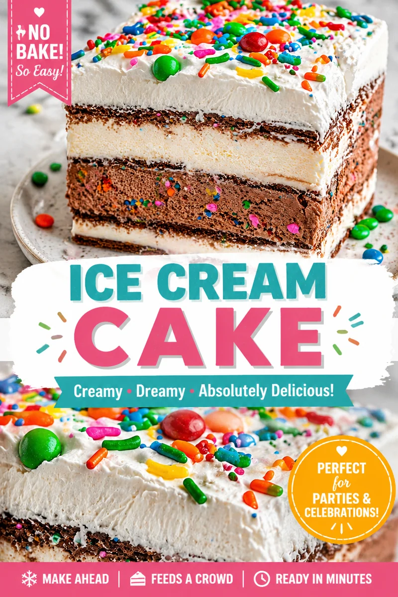 ICE CREAM SANDWICH CAKE