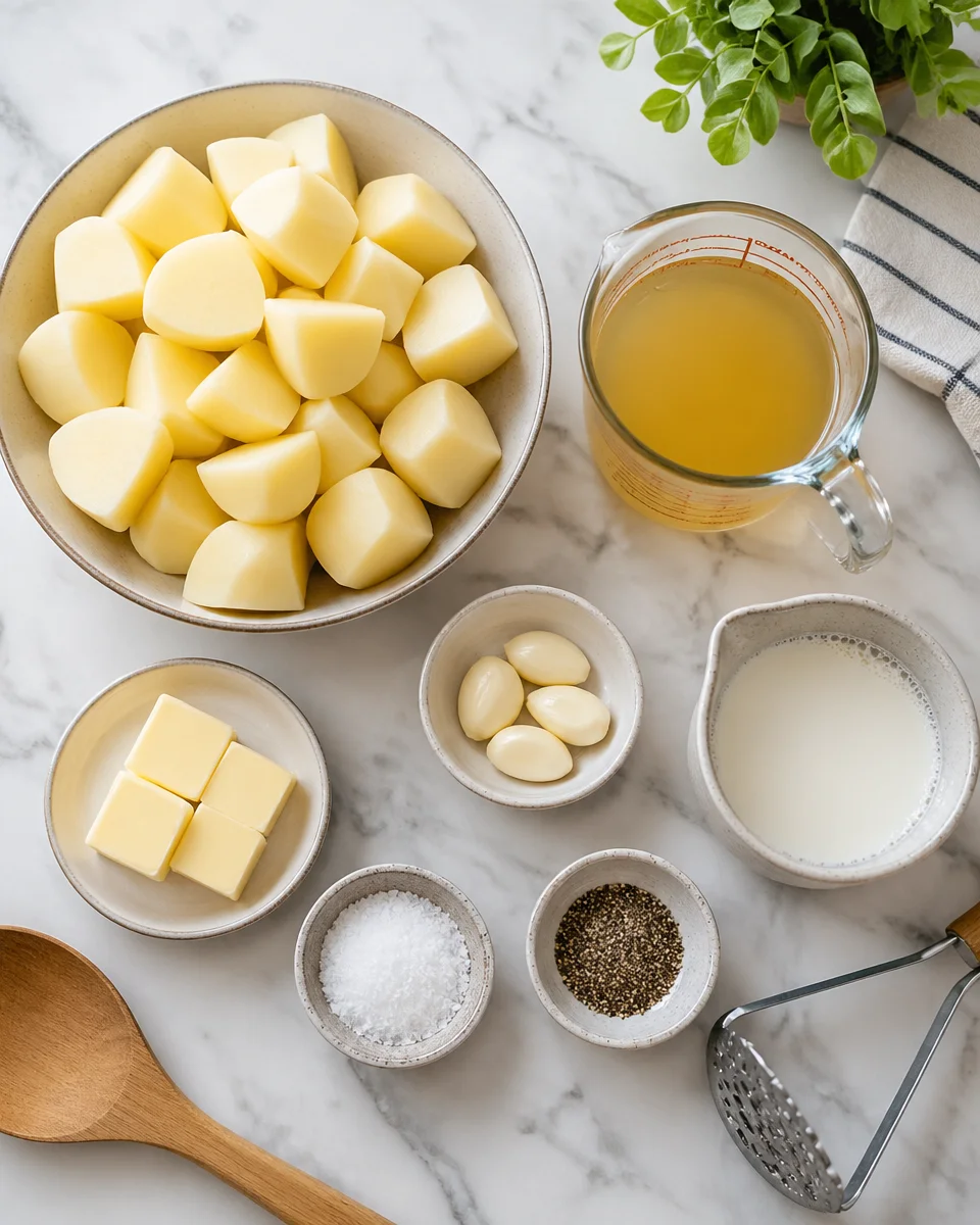 Instant Pot Garlic Mashed Potatoes